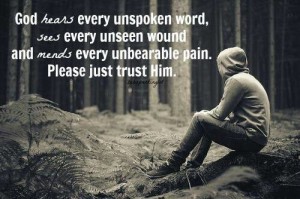 God hears my pain