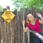 Kathy w. Cheetah Sign
